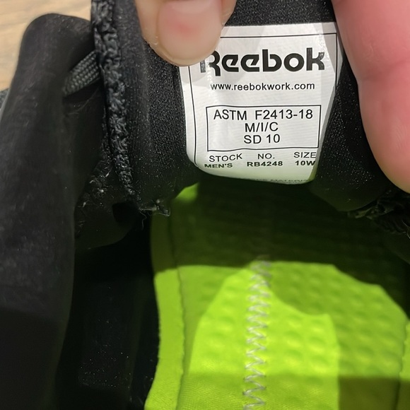 Reebok Men's Print Work ULTK Composite Toe Work Shoe Men's Size 10W - Picture 11 of 12